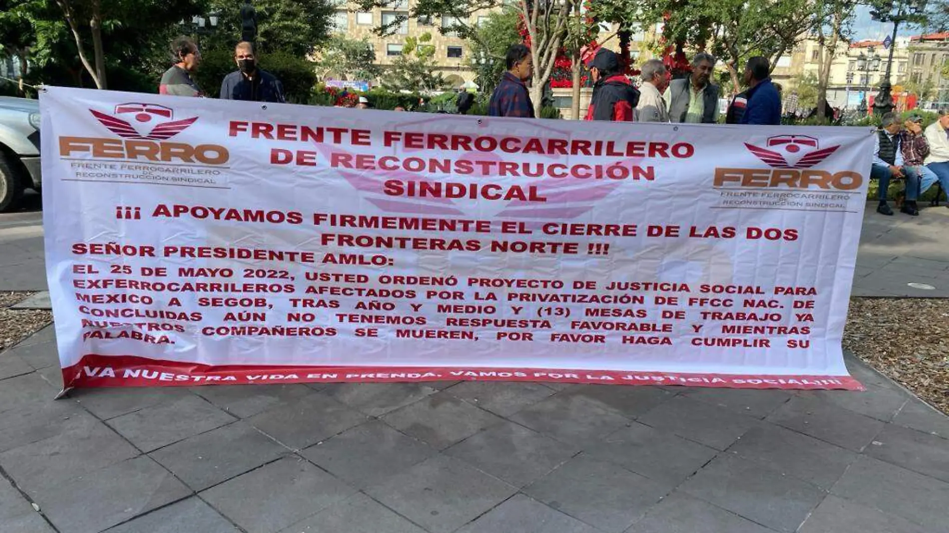 Manifestación Ferromex